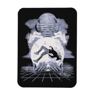 Der Kollaps - Techno-Dystopian Streetwear Design Magnet