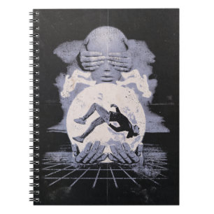 Der Kollaps - Techno-Dystopian Streetwear Design Notizblock