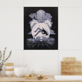 Der Kollaps - Techno-Dystopian Streetwear Design Poster (Küche)