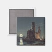 Der Kolossi von Memnon, Thebes, einer von 24 Illus Magnet (Vorderseite/Rückseite)