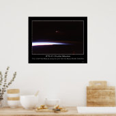 Der Komet Hale-Bopp bei Sonnenuntergang wie.. Poster (Küche)