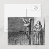 Der Komet, Parisiens Inkremente Postkarte (Vorne/Hinten)
