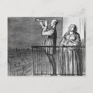 Der Komet, Parisiens Inkremente Postkarte