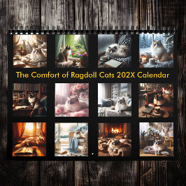 Der Komfort der Ragdoll Katzen 202X Kalender