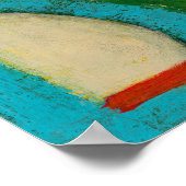 Der Kompass an der Abendkasse Poster (Ecke)