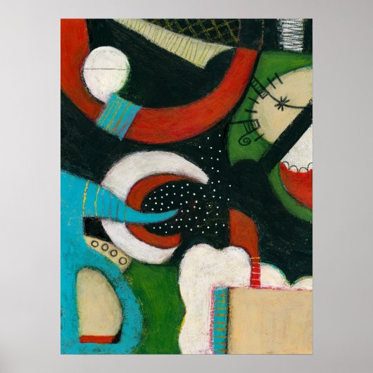 Der Kompass an der Abendkasse Poster (Vorne)