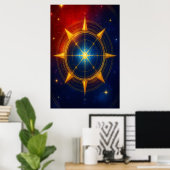 Der Kompass der Unendlichkeit Poster (Heimbüro)