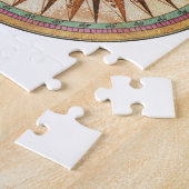 Der Kompass-Navigator-Segeln des Vintages Puzzle (Seite)
