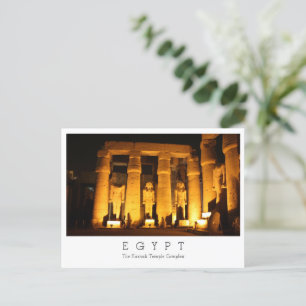 Der Komplex Karnak Temple, Ägypten, Postcard Postkarte