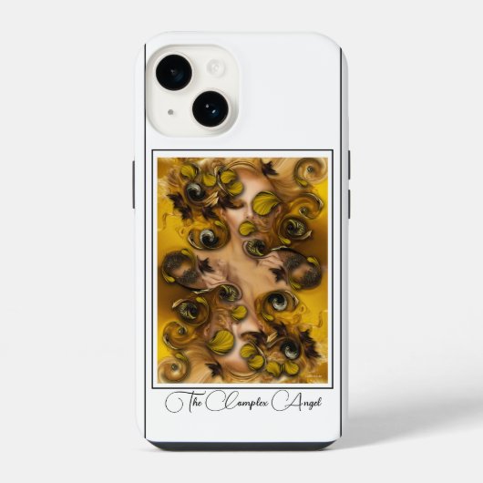"Der komplexe Engel"', Apple iPhone 14 Hülle (Rückseite)