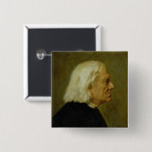 Der Komponist Franz Liszt, 1884 Button (Vorne & Hinten)