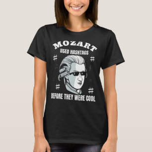 Der Komponist Wolfgang Amadeus Mozart benutzte Has T-Shirt