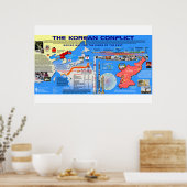Der Konflikt in Korea Poster (Küche)