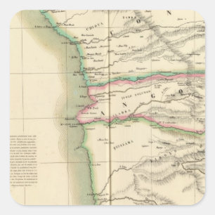 Der Kongo, Afrika 41 Quadratischer Aufkleber