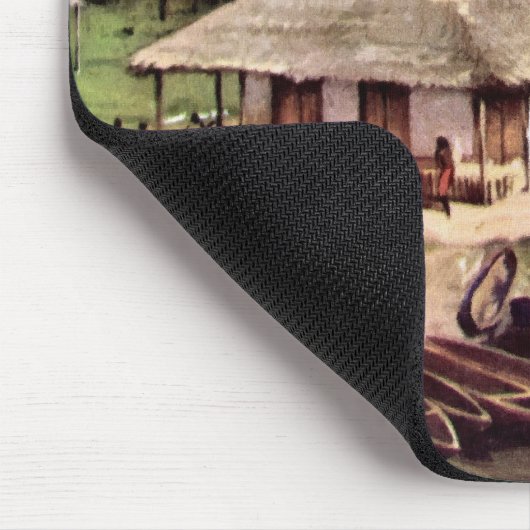 Der Kongo-Dorf Mousepad (Ecke)