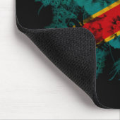 Der Kongo-Flagge Mousepad (Ecke)