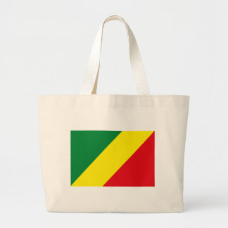 Der Kongo-Flaggen-Taschen-Tasche Jumbo Stoffbeutel
