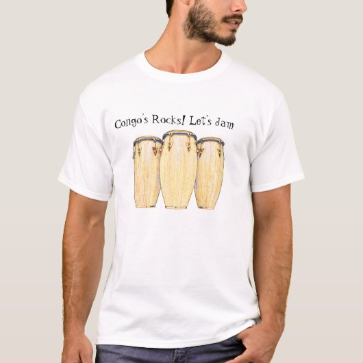 Der Kongo-Rock, lass uns Jam!_ T-Shirt (Vorderseite)