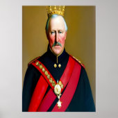 Der König | AI Art Poster (Vorne)