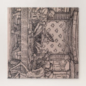 Der König, aus Der Totentanz Puzzle (Horizontal)