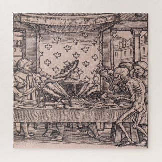Der König, aus Der Totentanz Puzzle