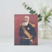 Der König der Belgier Postkarte (Stehend Vorderseite)