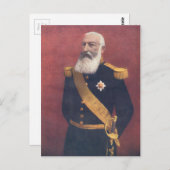 Der König der Belgier Postkarte (Vorne/Hinten)