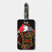 Der König der Diamanten Gepäckanhänger (Rückseite vertikal)