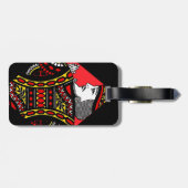 Der König der Diamanten Gepäckanhänger (Rückseite horizontal)