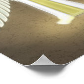 Der König der Engel geboren Poster (Ecke)