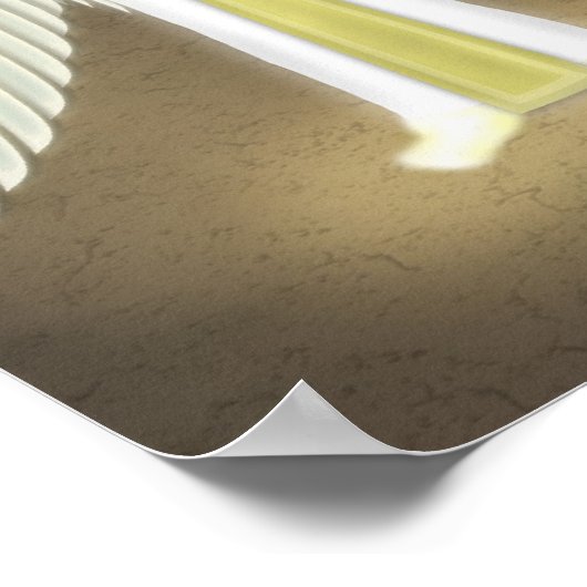 Der König der Engel geboren Poster (Ecke)