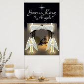Der König der Engel geboren Poster (Küche)