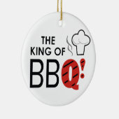 Der König der GRILLEN! Keramik Ornament (Rechts)
