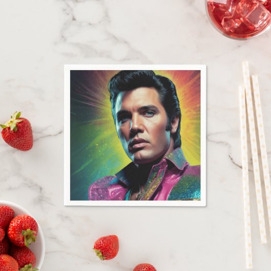 Der König der Kunst des Pops Serviette (Beispiel)