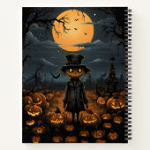 Der König der Kürbiskins Halloween Notizblock (Rückseite)