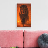 Der König der Löwen Leinwanddruck (Insitu (Wohnzimmer))