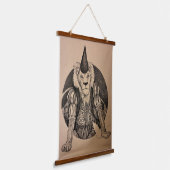 Der König der Löwen Wandteppich Mit Holzrahmen (Gewinkelt)