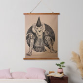 Der König der Löwen Wandteppich Mit Holzrahmen (Schlafzimmer)