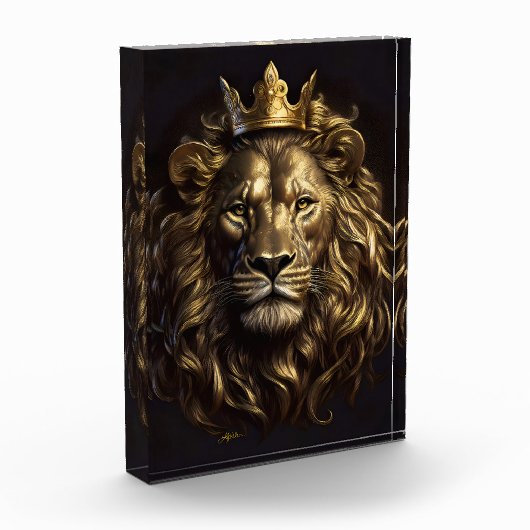 Der König! Der nicht so feige Löwe von Oz Fotoblock (Links)