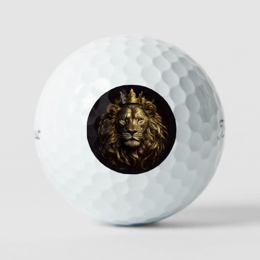Der König! Der nicht so feige Löwe von Oz Golfball (Vorderseite)