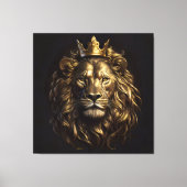 Der König! Der nicht so feige Löwe von Oz Leinwanddruck (Vorderseite)