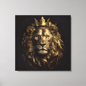 Der König! Der nicht so feige Löwe von Oz Leinwanddruck (Vorderseite)