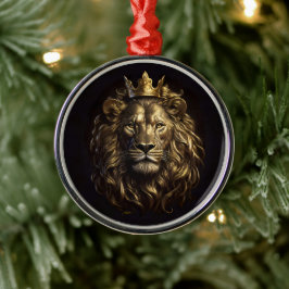 Der König! Der nicht so feige Löwe von Oz Ornament Aus Metall