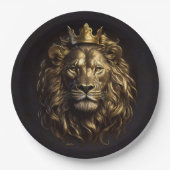 Der König! Der nicht so feige Löwe von Oz Pappteller (Vorderseite)