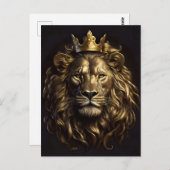 Der König! Der nicht so feige Löwe von Oz Postkarte (Vorne/Hinten)
