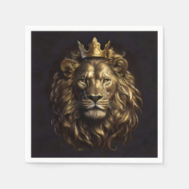 Der König! Der nicht so feige Löwe von Oz Serviette