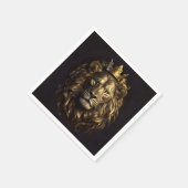 Der König! Der nicht so feige Löwe von Oz Serviette (Ecke)