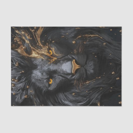 Der König der schwarzen Löwen5 Seidenpapier (Vorderseite)