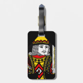 Der König der Spaten Gepäckanhänger (Rückseite vertikal)