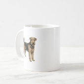Der König der Terrier – Airedale Spirit Art Kaffeetasse (Vorderseite Links)